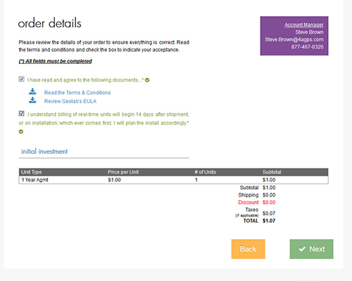 MyFleetistics customer quote